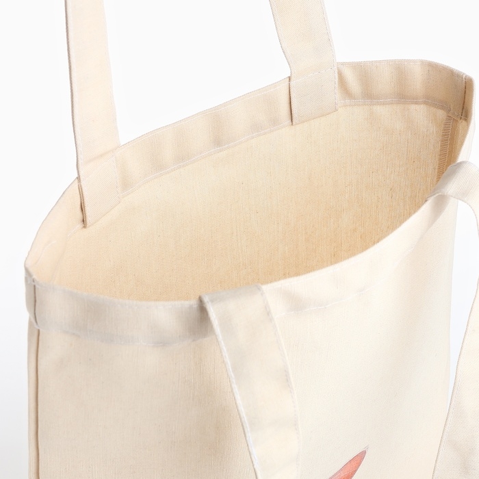 Шопер «Котик» 33,5 х 39,5 см., отдел без молнии, без подклада, белый Шопер «Котик» 33,5 х 39,5 см., отдел без молнии, без подклада, белый