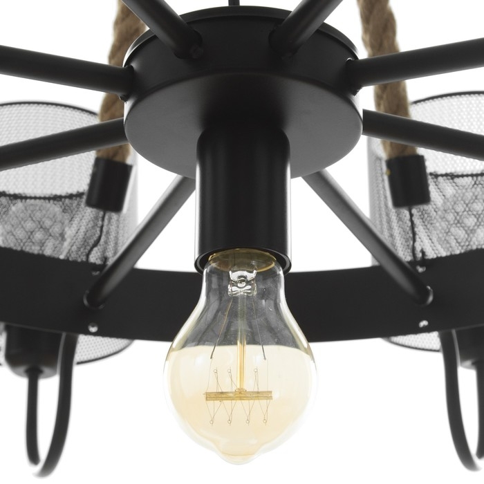 Светильник Светильник "Ричард" 8хЕ27 60Вт черный 75х75х35-75см BayerLux