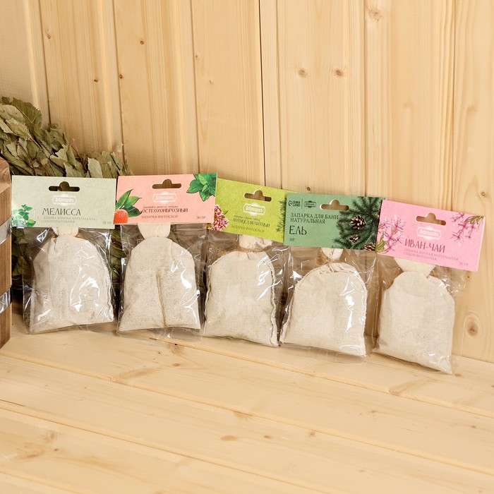 Запарка для бани Запарка для бани "Тонизирующий", набор 5 шт по 30 г