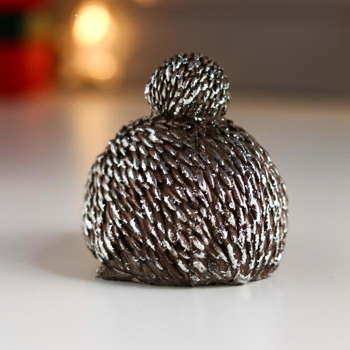 Сувенир полистоун  Сувенир полистоун "Ёж с малышом ёжиком на спине" 7х6,5х10 см