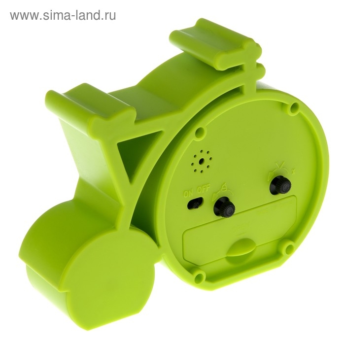 Часы - будильник настольные Часы - будильник настольные "Велосипед", дискретный ход, циферблат d-7 см, 11 х 13 см, АА