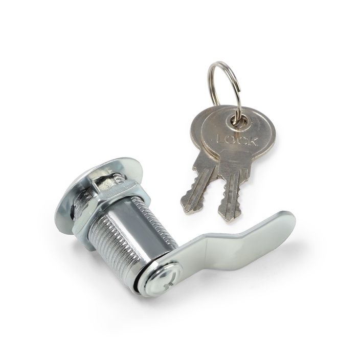 Замок почтовый ТУНДРА LC4, 17х30х50 мм, 2 английских ключа, хром Замок почтовый ТУНДРА LC4, 17х30х50 мм, 2 английских ключа, хром