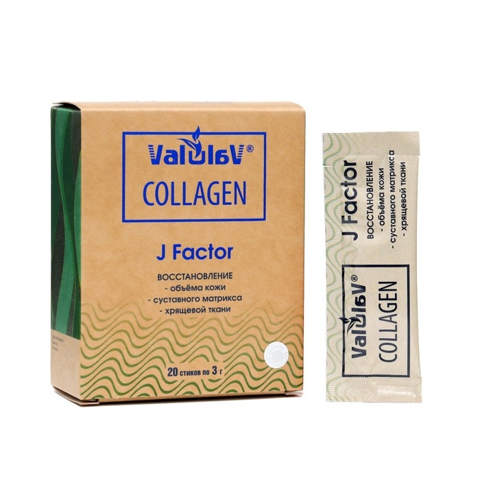 Коллаген ValulaV J Factor восстановление, 20 стиков по 3 г Коллаген ValulaV J Factor восстановление, 20 стиков по 3 г