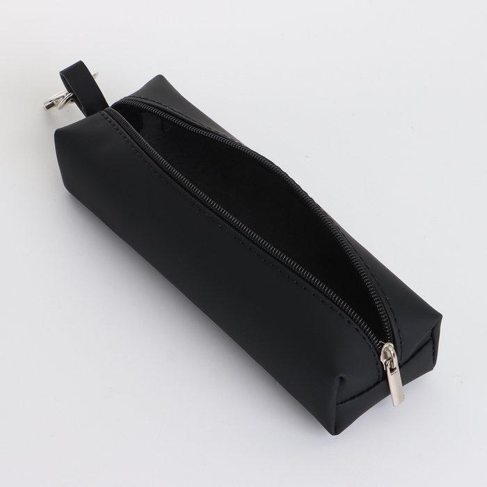 Ключница на молнии, длина 16 см, кольцо, карабин, цвет чёрный Ключница на молнии, длина 16 см, кольцо, карабин, цвет чёрный