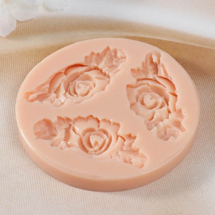 Молд силикон Молд силикон "Цветочный вензель" 6х2,9х0,6 6х2,9х0,6 6х2,9х0,6 см