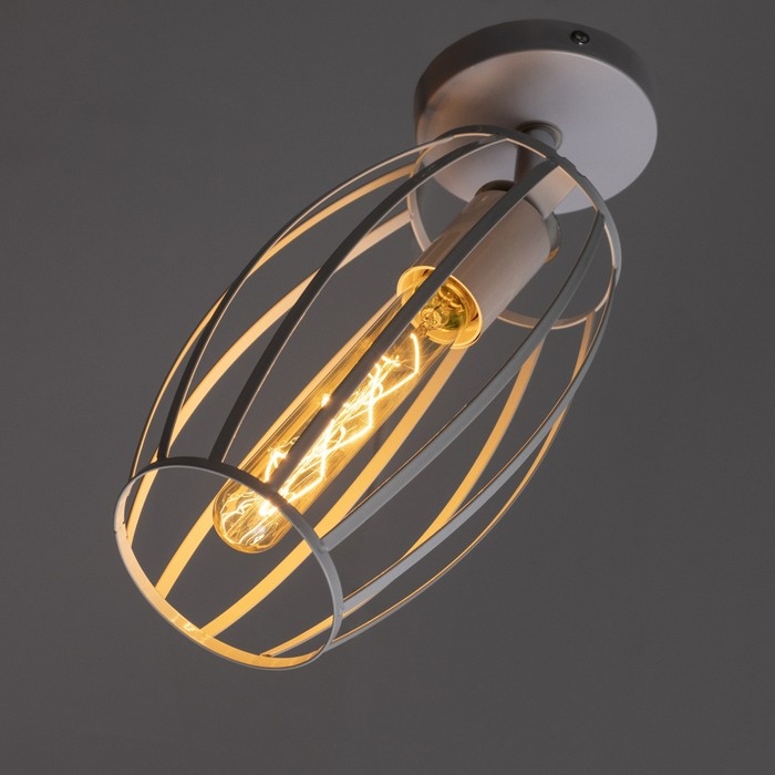 Спот Спот "Овал" Е27 40Вт белый 14х23 см