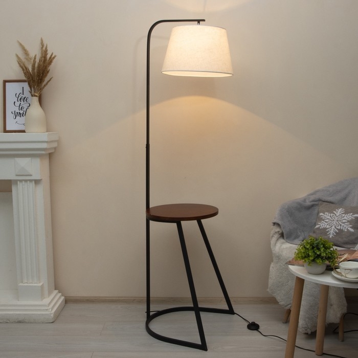 Торшер 19035/1 E27 40Вт черный 45х45х170 см