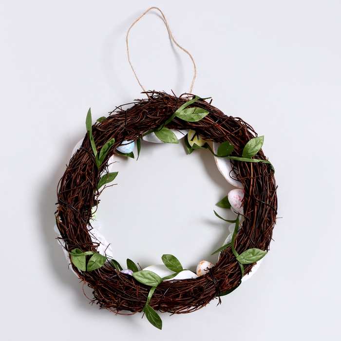 Пасхальный декор «Венок с ромашками» 20 × 20 × 4 см Пасхальный декор «Венок с ромашками» 20 × 20 × 4 см