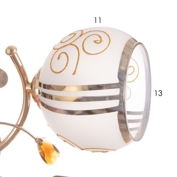 Люстра Люстра "Грета" 5х40Вт Е27 Золото МОДЕЛЬ: 2600553