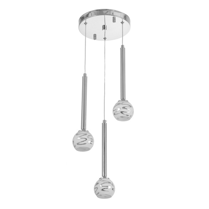 Светильник Светильник "Жаннетт" 3х3Вт G4 Хром 30х30х180см