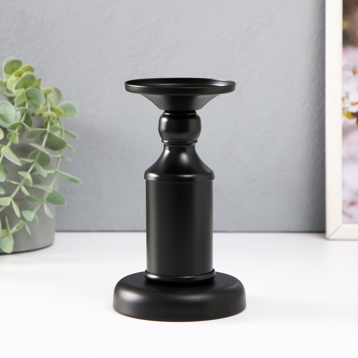 Подсвечник металл на 1 свечу d=7,5 см Подсвечник металл на 1 свечу d=7,5 см "Магнус" 10х10х17 см