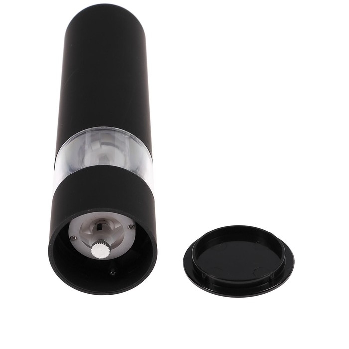 Мельница электрическая Luazon LET-001, пластик, от батареек, чёрная Мельница электрическая Luazon LET-001, пластик, от батареек, чёрная