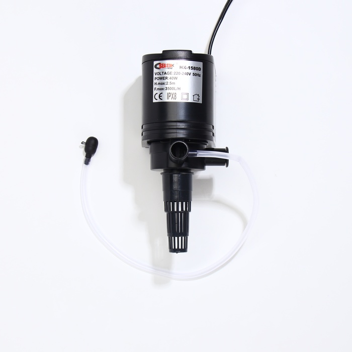 Помпа аквариумная Sea Star HX-1580D, 3500 л/ч, 40 Вт, высота подъема воды 2,5 м