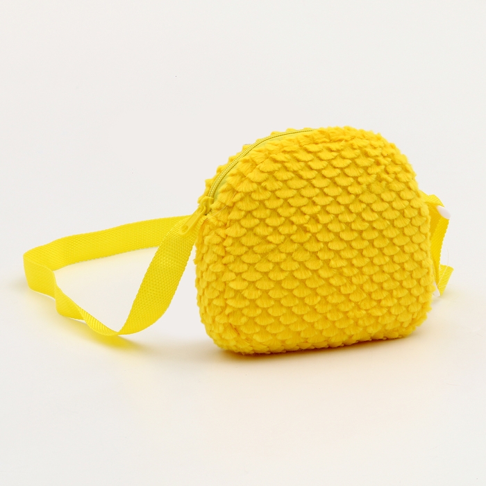 Сумка детская «Зайка с бантиком», 20 см, цвет жёлтый