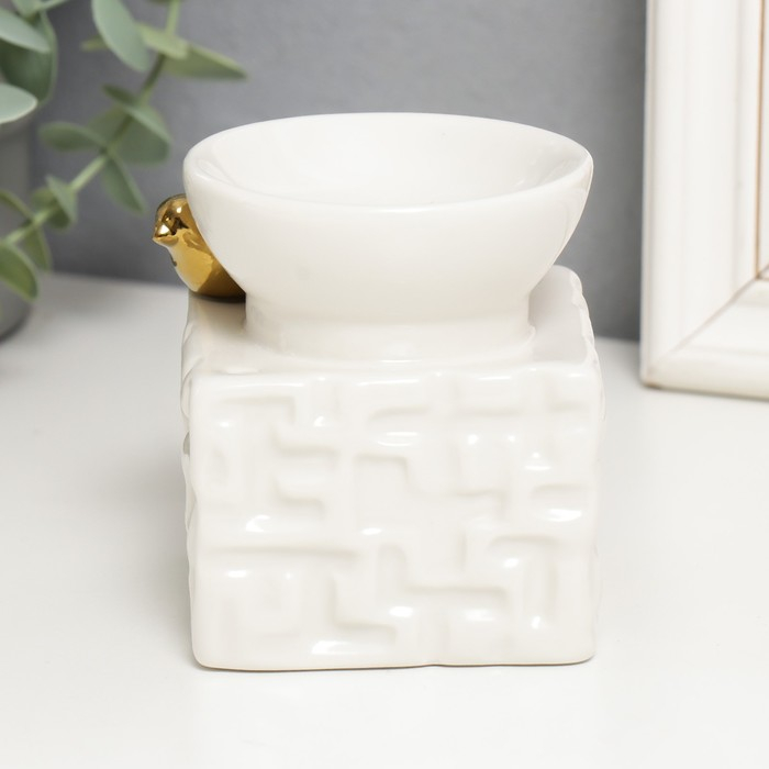 Аромалампа керамика Аромалампа керамика "Золотая фигурка" 9,5х7,5х7,5 см, МИКС