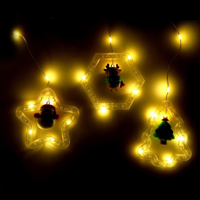 Набор для опытов «Новогодняя гирлянда», 3 фигурки Набор для опытов «Новогодняя гирлянда», 3 фигурки