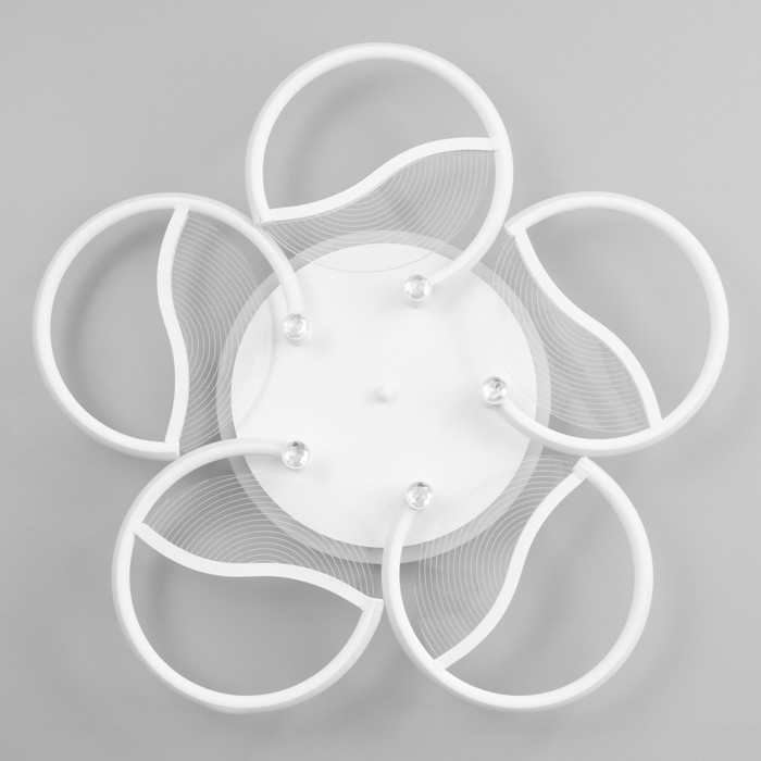 Люстра Люстра "Анита" 5хLED 90Вт 3000-6000К RGB белый 65х65х8см