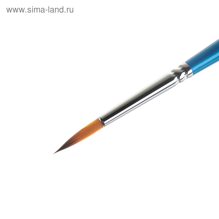 Кисть синтетика, круглая №4, Кисть синтетика, круглая №4, "Гамма"