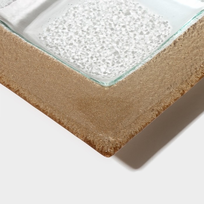 Менажница 4 секции Magistro «Сияние», 25×25×2 см, цвет золотой Менажница 4 секции Magistro «Сияние», 25×25×2 см, цвет золотой