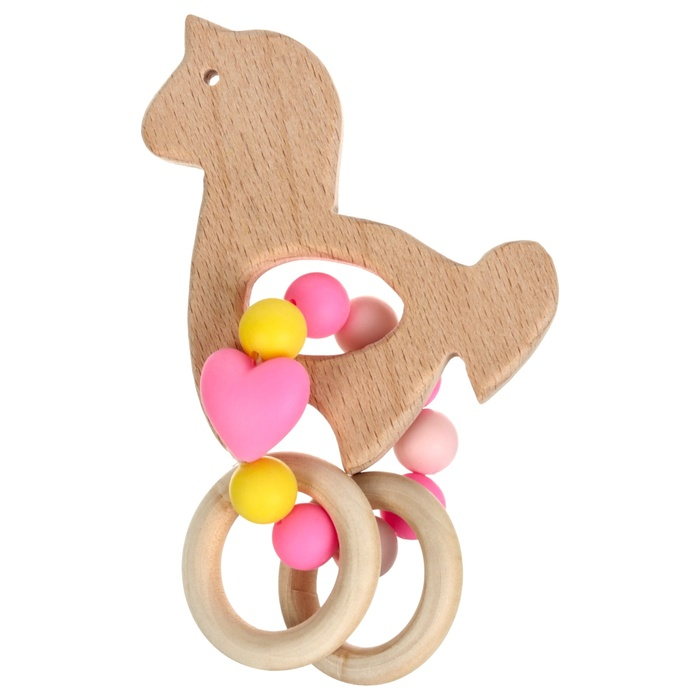 Подарочный набор: Держатель для соски-пустышки и прорезыватель «Принцесса», Mum&Baby Подарочный набор: Держатель для соски-пустышки и прорезыватель «Принцесса», Mum&Baby