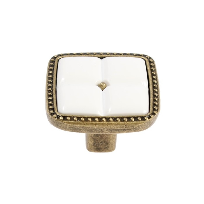 Ручка кнопка ELEGANT, керамическая, цвет бронза Ручка кнопка ELEGANT, керамическая, цвет бронза