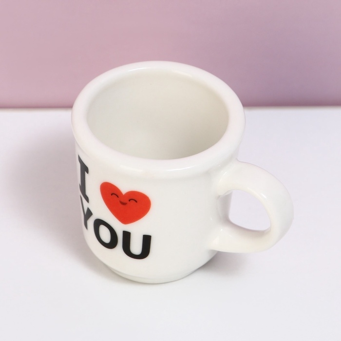 Кружка, сувенир «Моей половинке», 30 мл Кружка, сувенир «Моей половинке», 30 мл