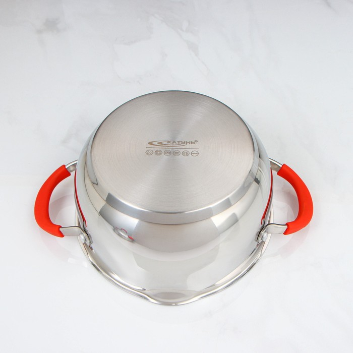 Кастрюля «Аврора», 3 л, d=20 см, капсульное дно, индукция Кастрюля «Аврора», 3 л, d=20 см, капсульное дно, индукция