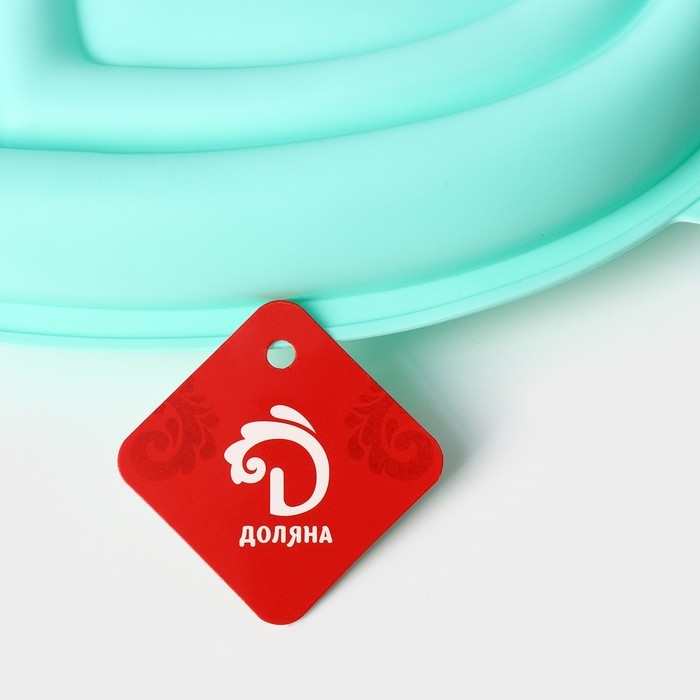 Форма для муссовых десертов и выпечки Доляна «Сердце», силикон, 22×20×7 см, цвет МИКС Форма для муссовых десертов и выпечки Доляна «Сердце», силикон, 22×20×7 см, цвет МИКС