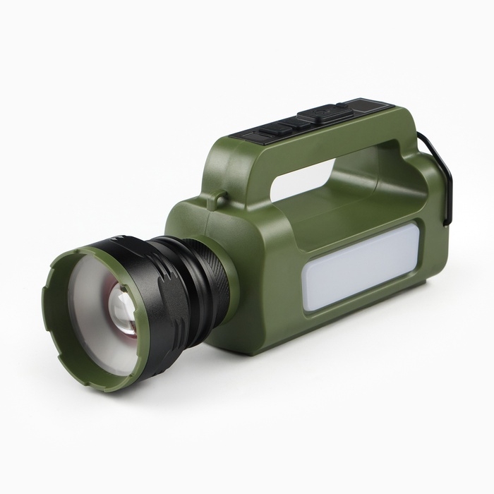 Фонарь светодиодный аккумуляторный ручной, переносной, 5 Вт, 2400 мАч, 22.5 х 7.2 х 10.5 см   107031 Фонарь светодиодный аккумуляторный ручной, переносной, 5 Вт, 2400 мАч, 22.5 х 7.2 х 10.5 см   107031