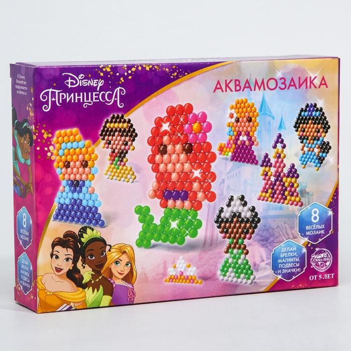 Аквамозаика «Princess», Принцессы, 8 фигурок Аквамозаика «Princess», Принцессы, 8 фигурок