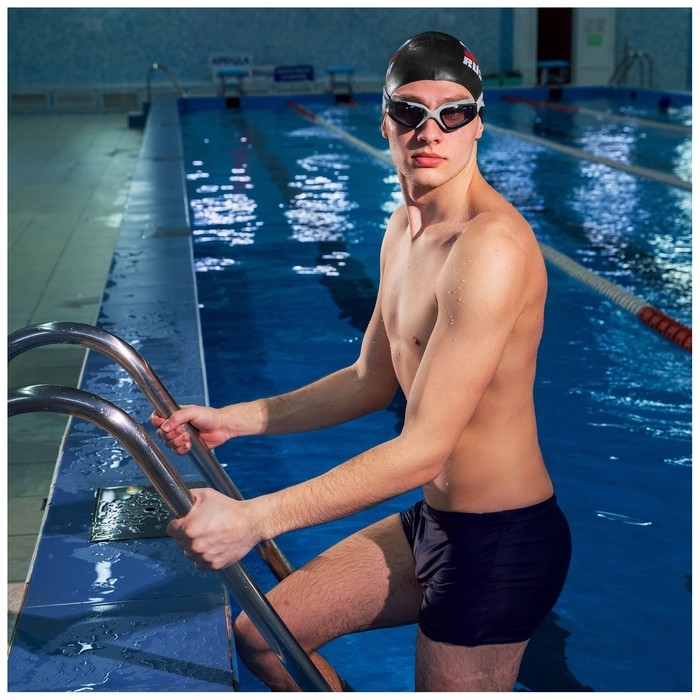 Очки для плавания ONLITOP, беруши, цвета МИКС