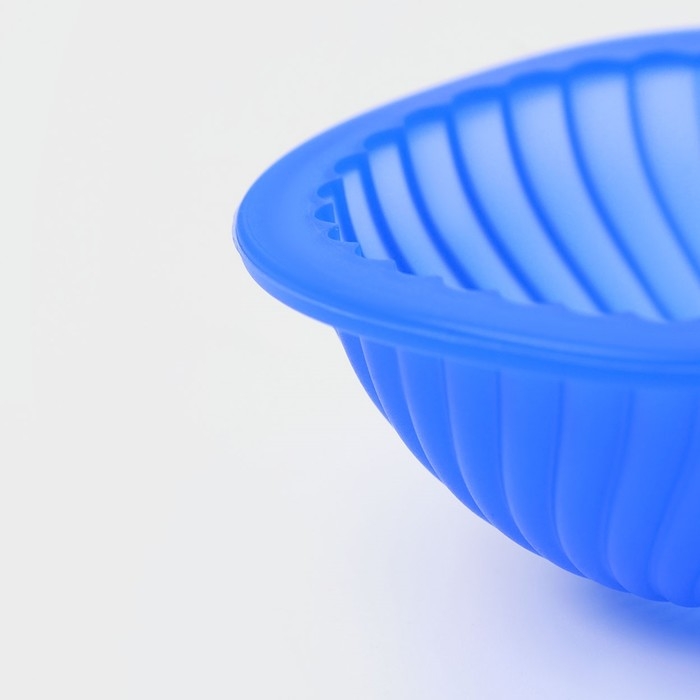 Форма для выпечки «Купол», 25×16×3,5 см, 6 ячеек (d=7 см), цвет МИКС Форма для выпечки «Купол», 25×16×3,5 см, 6 ячеек (d=7 см), цвет МИКС