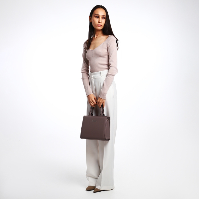 Сумка женская TEXTURA, тоут, средний размер, цвет капучино Сумка женская TEXTURA, тоут, средний размер, цвет капучино