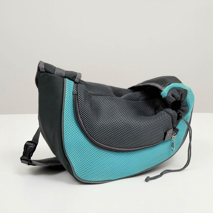 Сумка-переноска Сумка-переноска "Слинг" для животных, 37 х 20 см, голубая