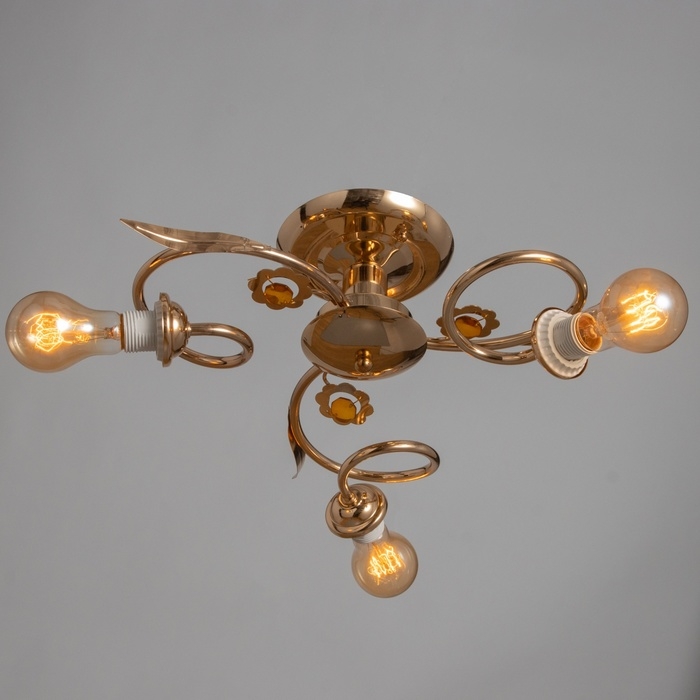 Люстра Люстра "Виола" БП 3х40Вт Е27 Золото МОДЕЛЬ: 2612379