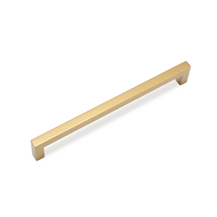 Ручка-скоба SQUARE CAPPIO RSC008, нержавеющая сталь, м/о 224 мм, цвет матовое золото Ручка-скоба SQUARE CAPPIO RSC008, нержавеющая сталь, м/о 224 мм, цвет матовое золото