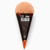 Бомбочка для ванны, 130 г, аромат шоколадного брауни, CANDY FOOD