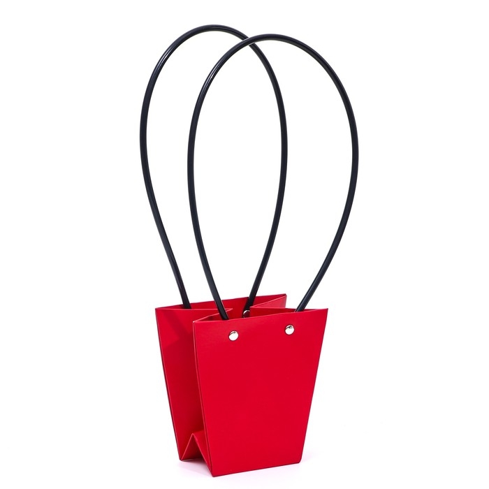 Сумка для цветов «Красная», влагостойкая, 12 x 12 - 8 x 8 - 12,5 см Сумка для цветов «Красная», влагостойкая, 12 x 12 - 8 x 8 - 12,5 см
