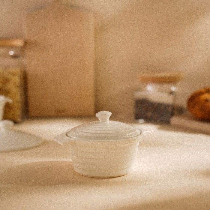 Кастрюля из жаропрочной керамики SL Home «Санторини», 340 мл, 16×13,5×6 см, цвет белый Кастрюля из жаропрочной керамики SL Home «Санторини», 340 мл, 16×13,5×6 см, цвет белый