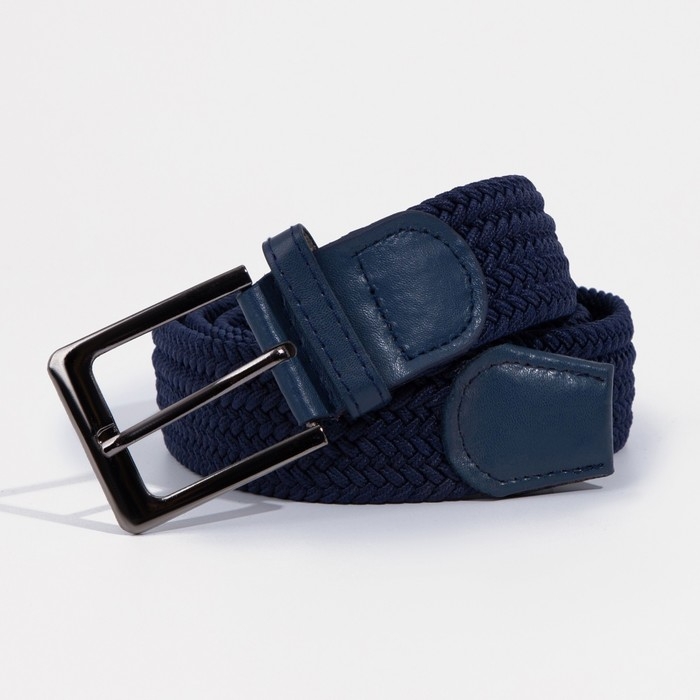 Ремень мужской, ширина 4 см, пряжка металл, цвет синий Ремень мужской, ширина 4 см, пряжка металл, цвет синий