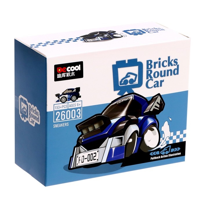 Конструктор инерционный «Спорткар», 153 детали Конструктор инерционный «Спорткар», 153 детали