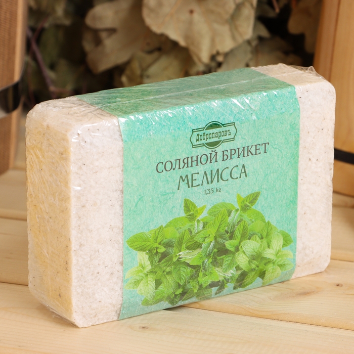 Соляной брикет  Соляной брикет "Мелисса", 1,35 кг "Добропаровъ"
