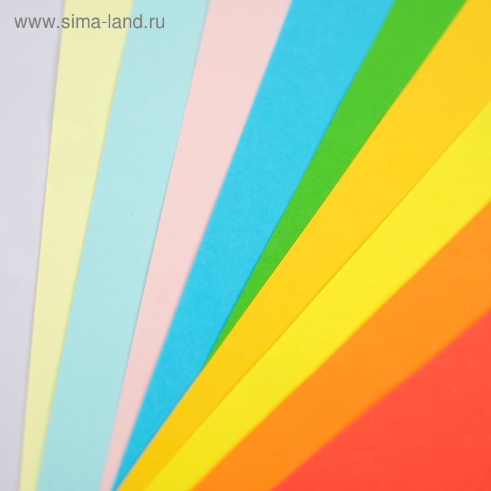 Бумага цветная двусторонняя А4, 12 листов, 12 цветов  Бумага цветная двусторонняя А4, 12 листов, 12 цветов "Каляка-Маляка"