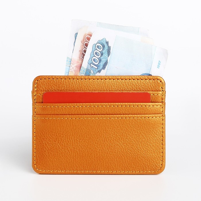 Картхолдер, цвет оранжевый Картхолдер, цвет оранжевый
