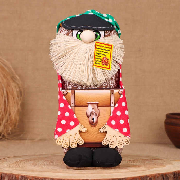 Домовой Домовой "Тимоша с сундуком", 22х12х10 см