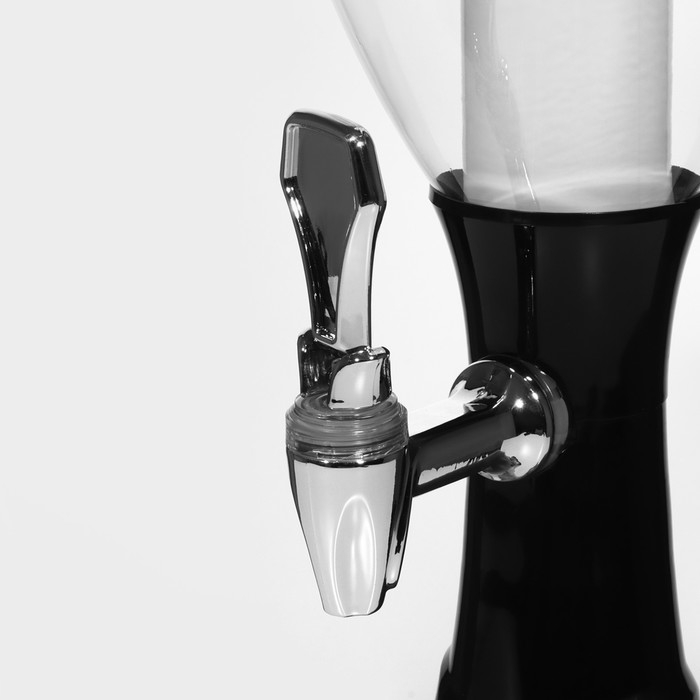 Башня пивная «Вавилон», 2 л, цвет чёрный Башня пивная «Вавилон», 2 л, цвет чёрный