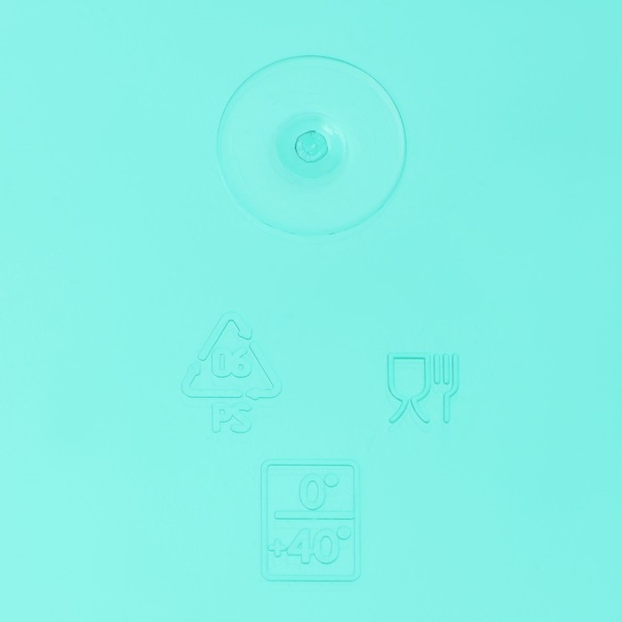 Хлебница «Fresh», 23,5×14×10 см, цвет мятный-полупрозрачный