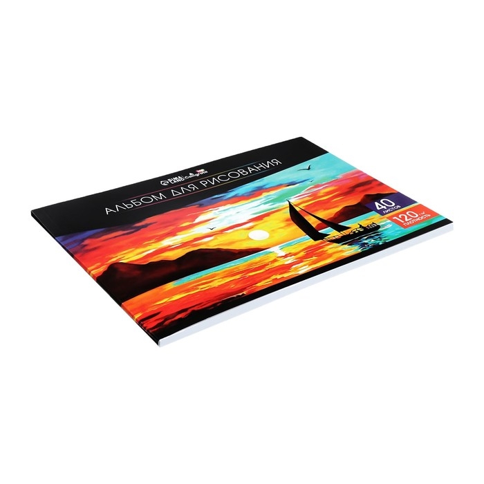 Альбом для рисования А4, 40 листов на склейке Calligrata TOP, обложка мелованный картон, выборочный УФ-лак, блок офсет 120г/м2 Альбом для рисования А4, 40 листов на склейке Calligrata TOP, обложка мелованный картон, выборочный УФ-лак, блок офсет 120г/м2