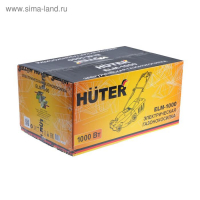 Газонокосилка электрическая Huter ELM-1000, 1000 Вт, 3100 об/мин, ширина/высота 32/25-65 см