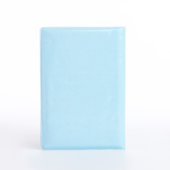 Обложка для паспорта, цвет голубой Обложка для паспорта, цвет голубой